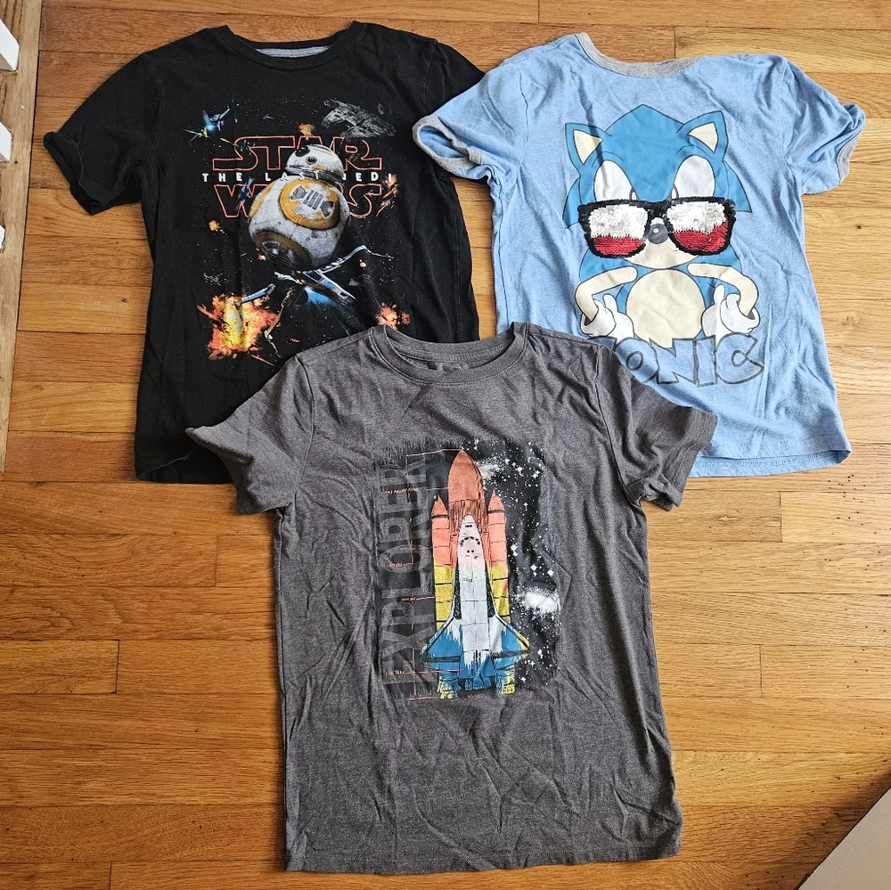 Old Navy, Sonic the Hedgehog and Cat & Jack Boys T-shirts